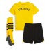 Borussia Dortmund Replika babykläder Hemmaställ Barn 2023-24 Kortärmad (+ korta byxor)